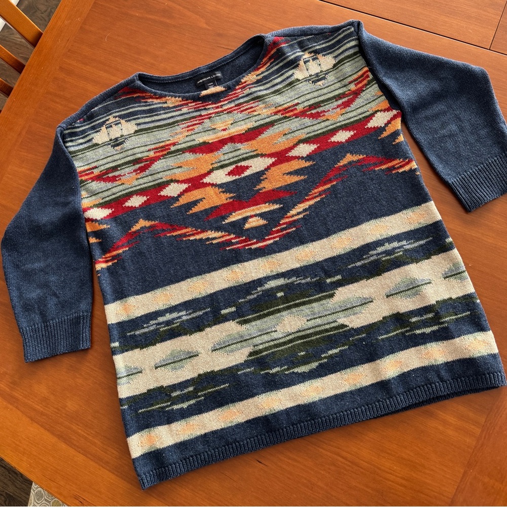 Colorful Patterned Sweater